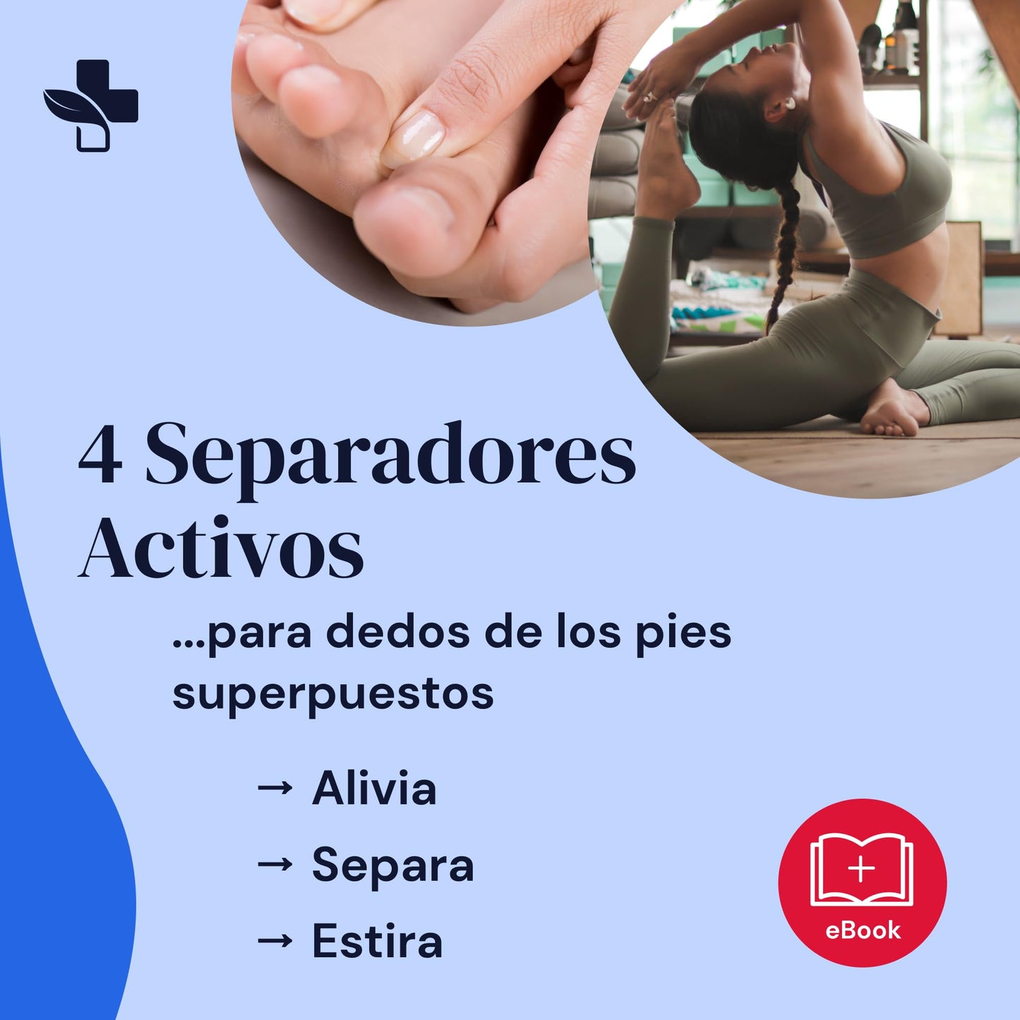 YOGAMEDIC Separadores de Dedos de los Pies – Corrección y Alivio para una Salud Óptima