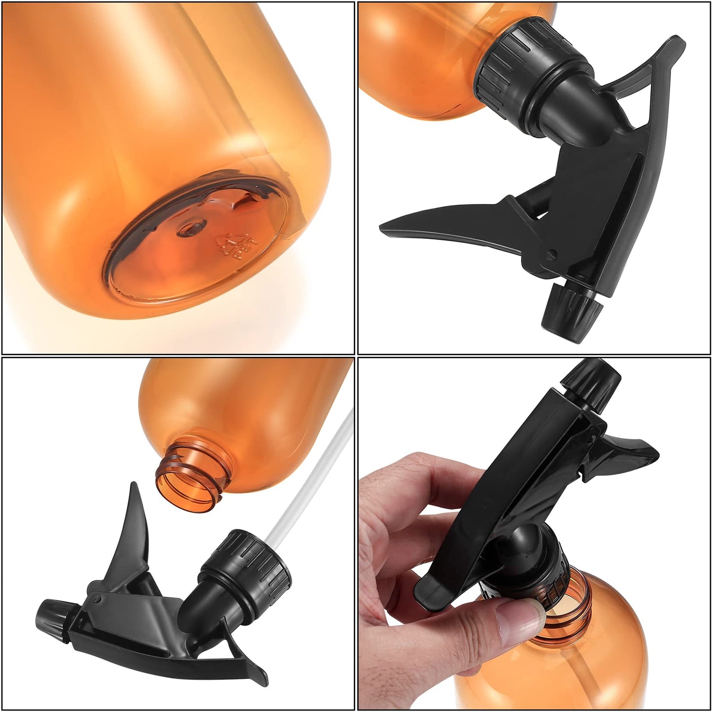 MMDBD 3 Botellas de Spray 500ml - Pulverizador Reutilizable y Ajustable