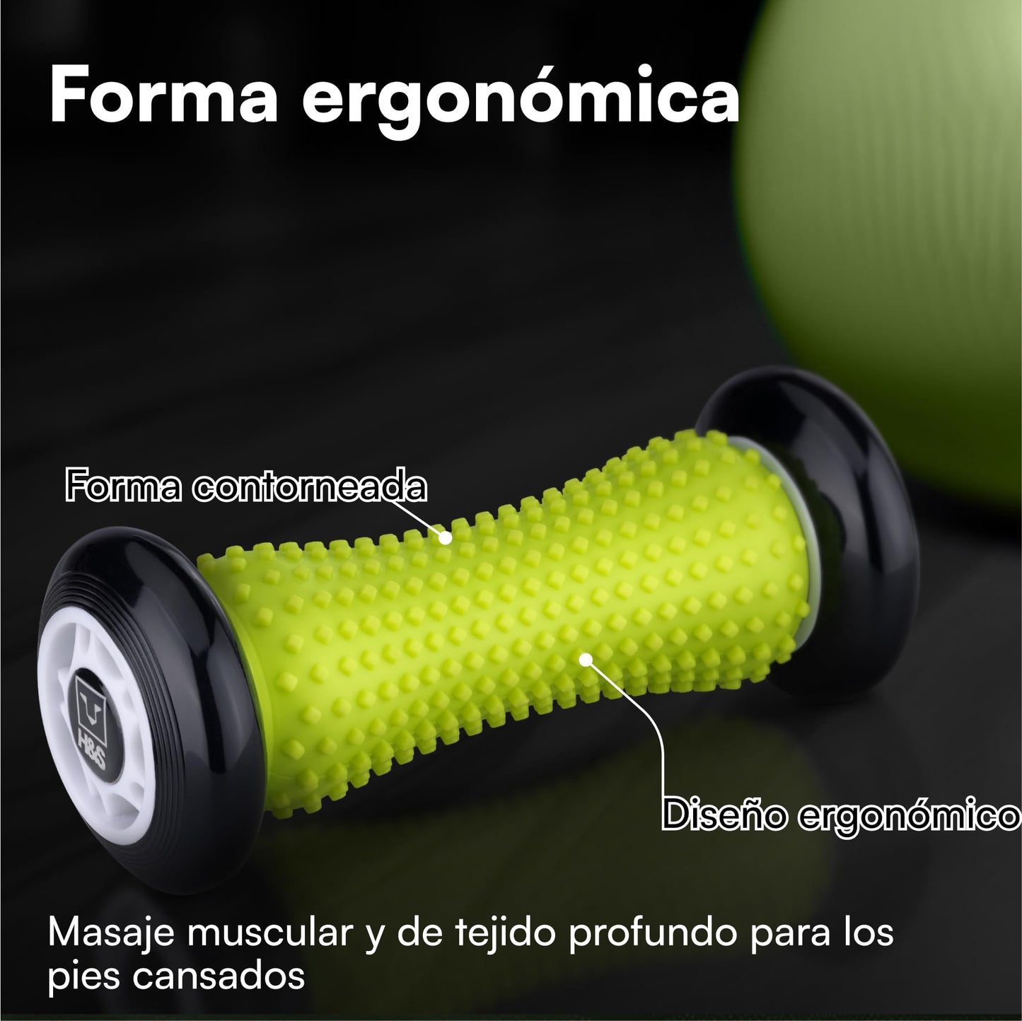Rodillo para Masaje de Pies H&S - Alivio de Fascitis Plantar y Dolor