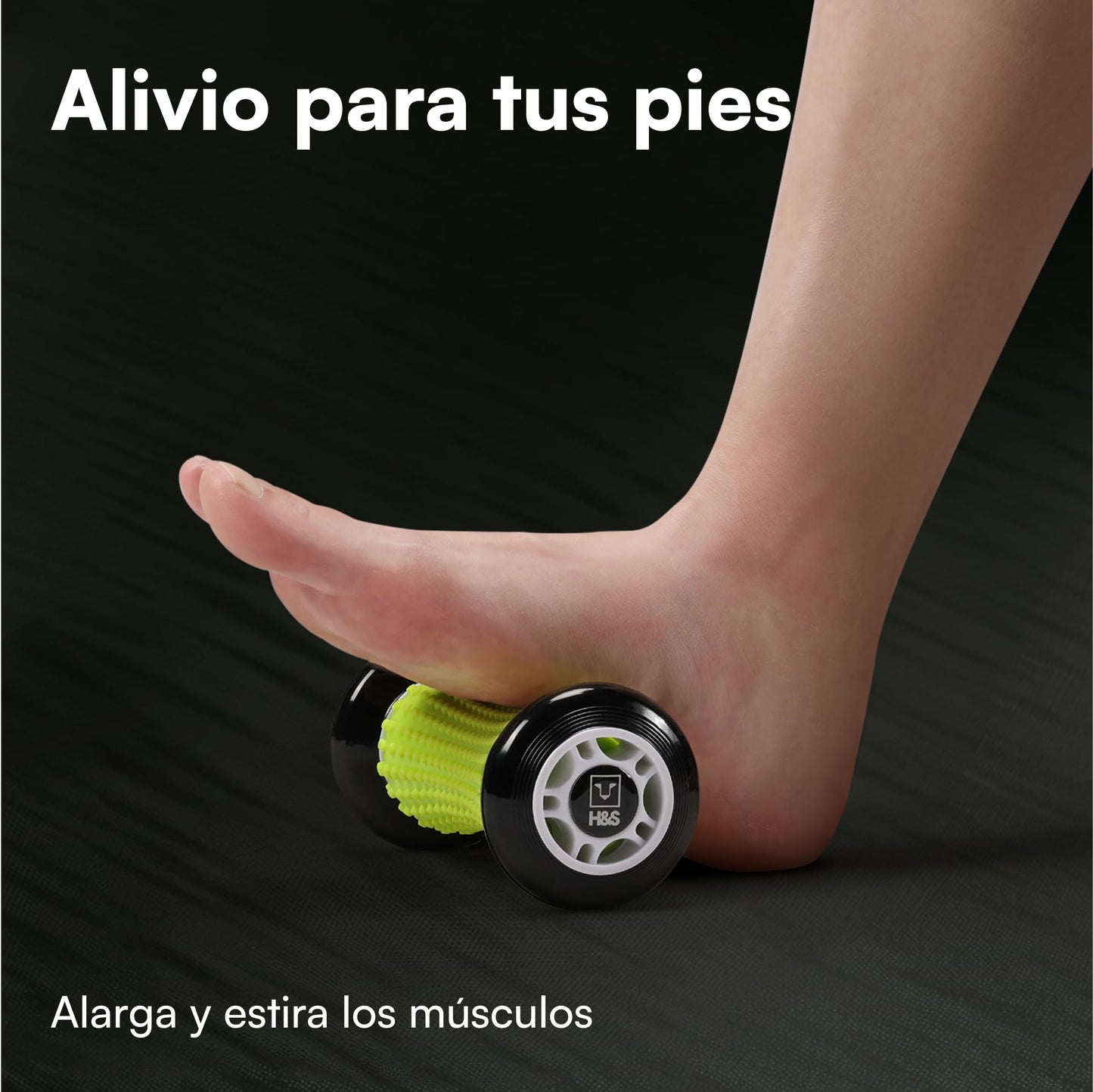 Rodillo para Masaje de Pies H&S - Alivio de Fascitis Plantar y Dolor