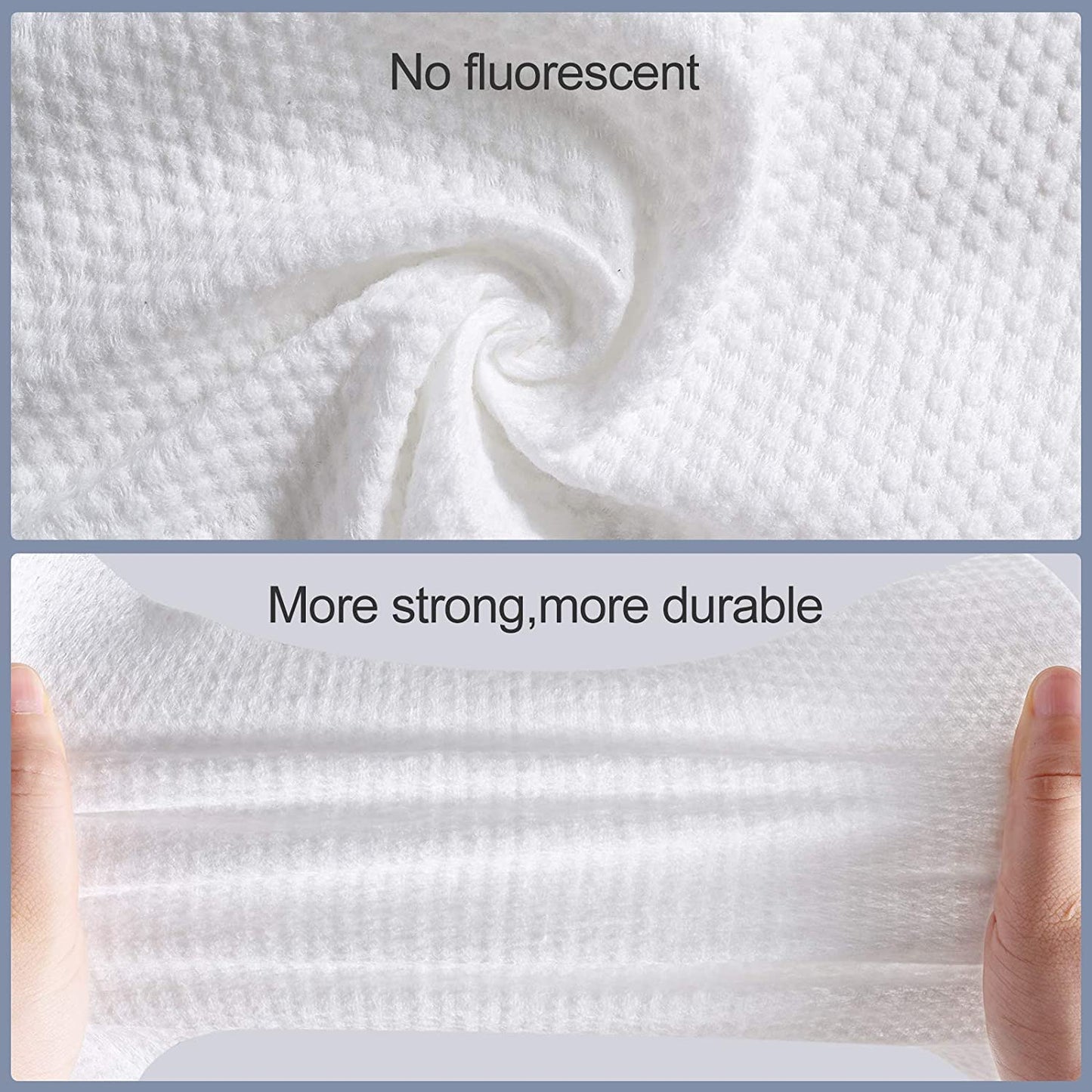 Disposable Towels, 100 Disposable Facial Wipes, Units Deep Cleaning Dry Wipes, Suitable for Sensitive Skin, Makeup Remover Wipes