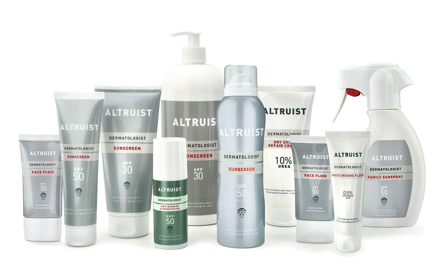 ALTRUIST. 5 Star Rated Ultra UVA Sunscreen SPF30 (PPD:39) by Dr. Andrew Birnie - 1 Liter