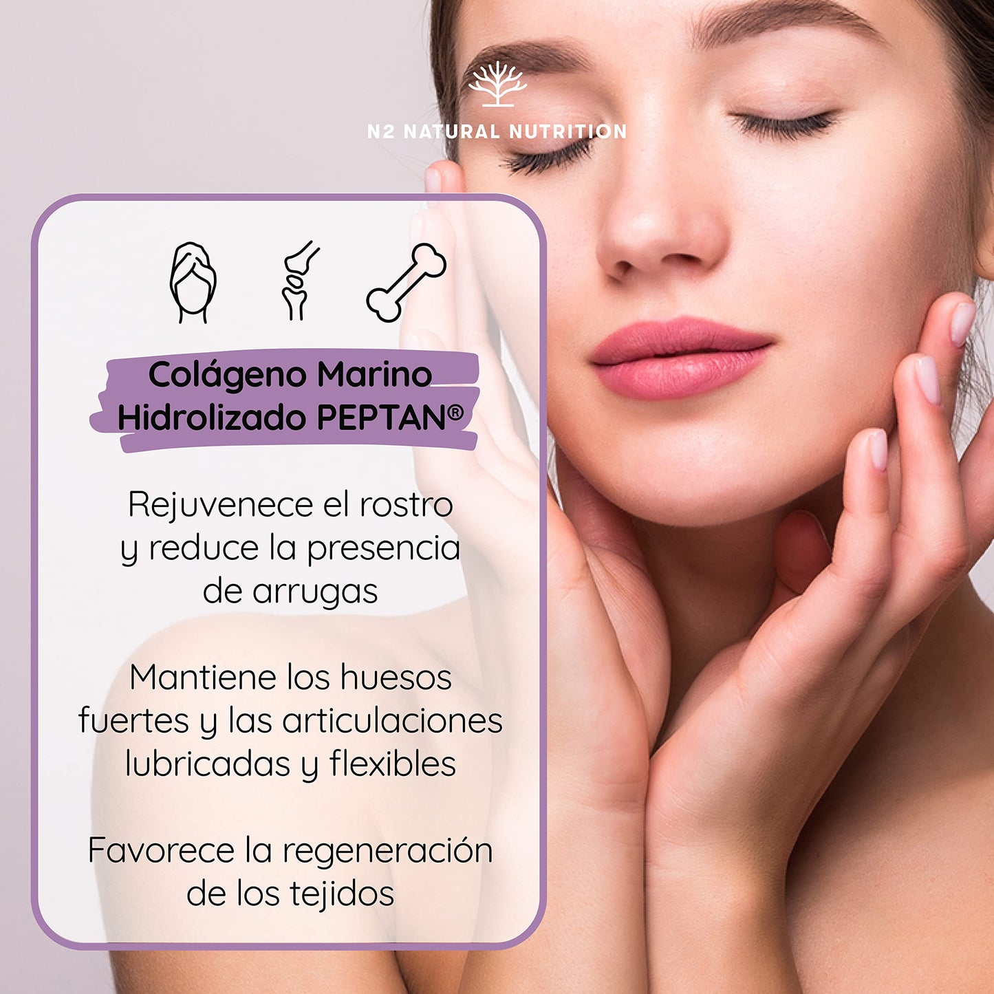Collagen with Magnesium and Hyaluronic Acid. Vitamin C. 150 Capsules 75-day supply. High Concentration. Joint, Skin and Bone Care. PEPTAN Marine Collagen. CE.N2 Natural Nutrition