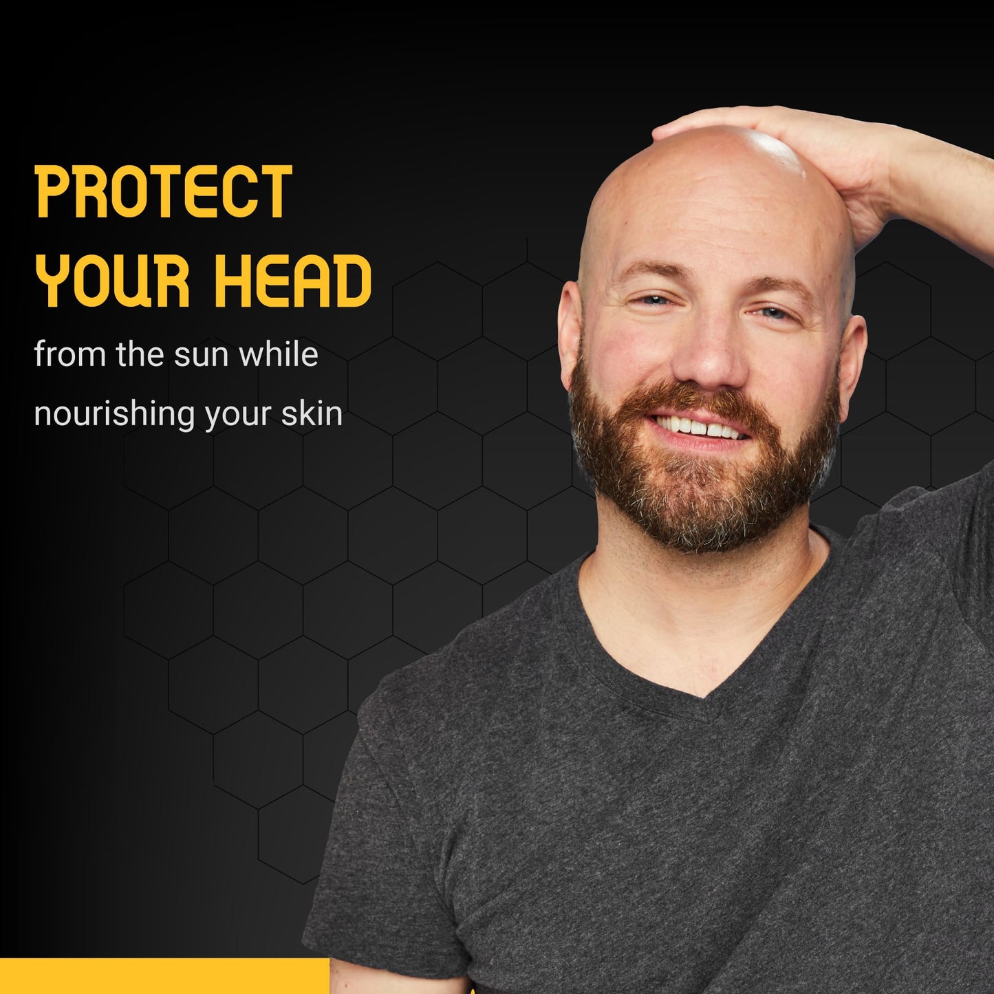 Bee Bald Smooth Plus - Hidratante Diario con SPF 30, Protección UVA/UVB y Cuidado Antiedad, 50 ml
