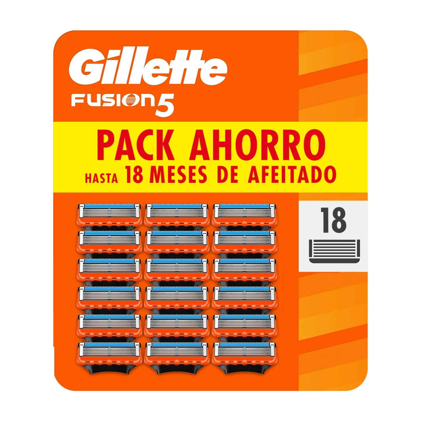 Gillette Fusion5 Men's Razor Blades, 18 Replacement Razor Blades