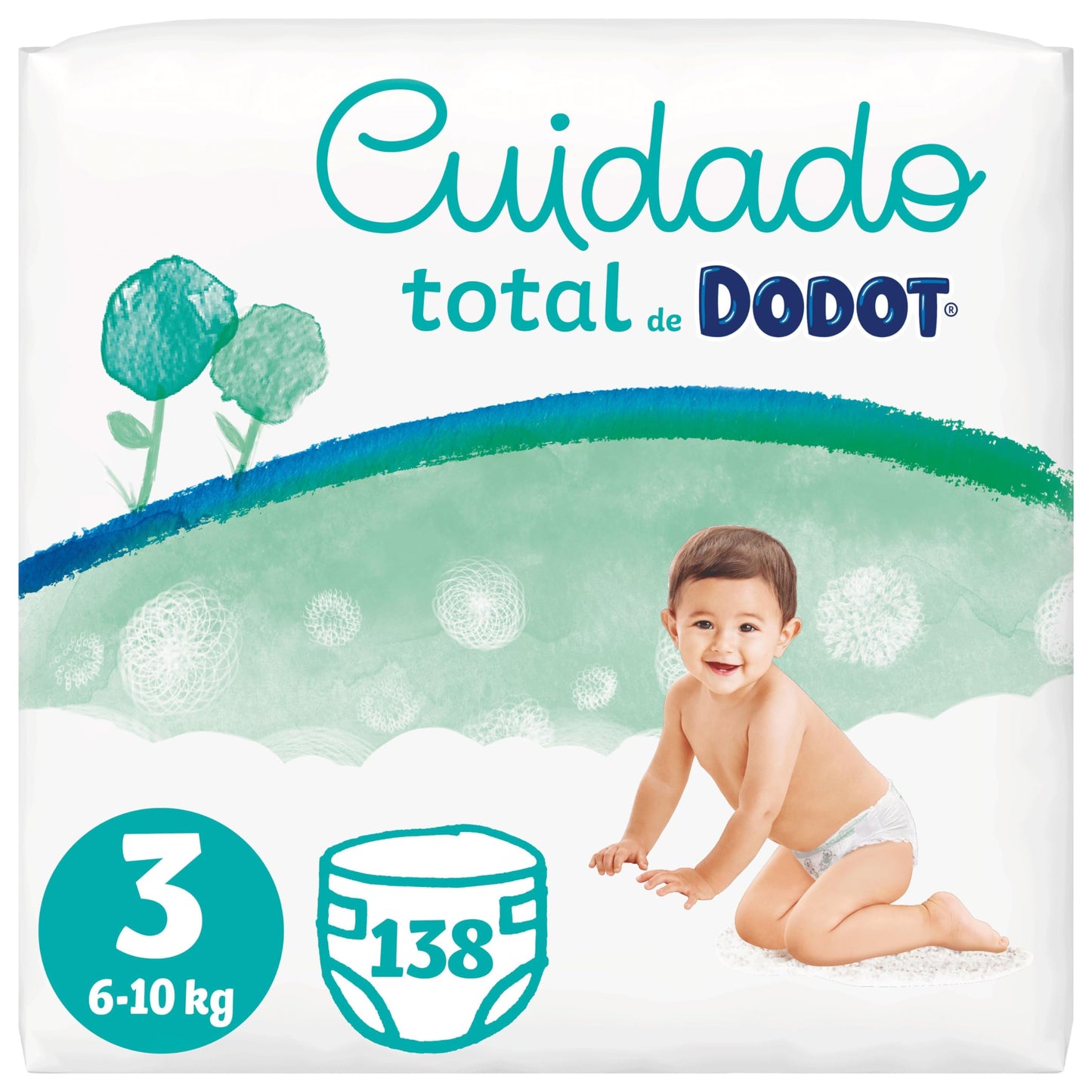 Dodot Pañales Bebé Talla 3 (6-10 kg), 138 Unidades - Protección Total