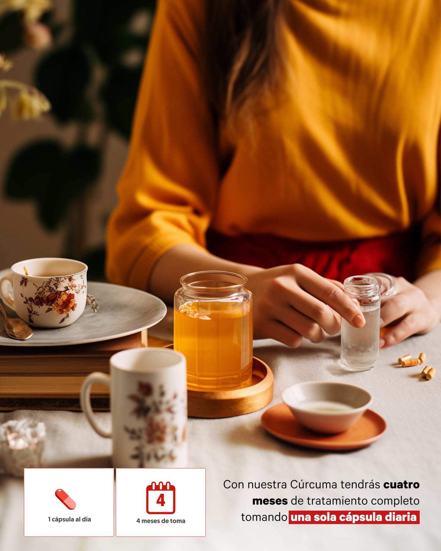 Cúrcuma Ultraconcentrada 10.300 mg con Probióticos y Prebióticos - NutriBrain
