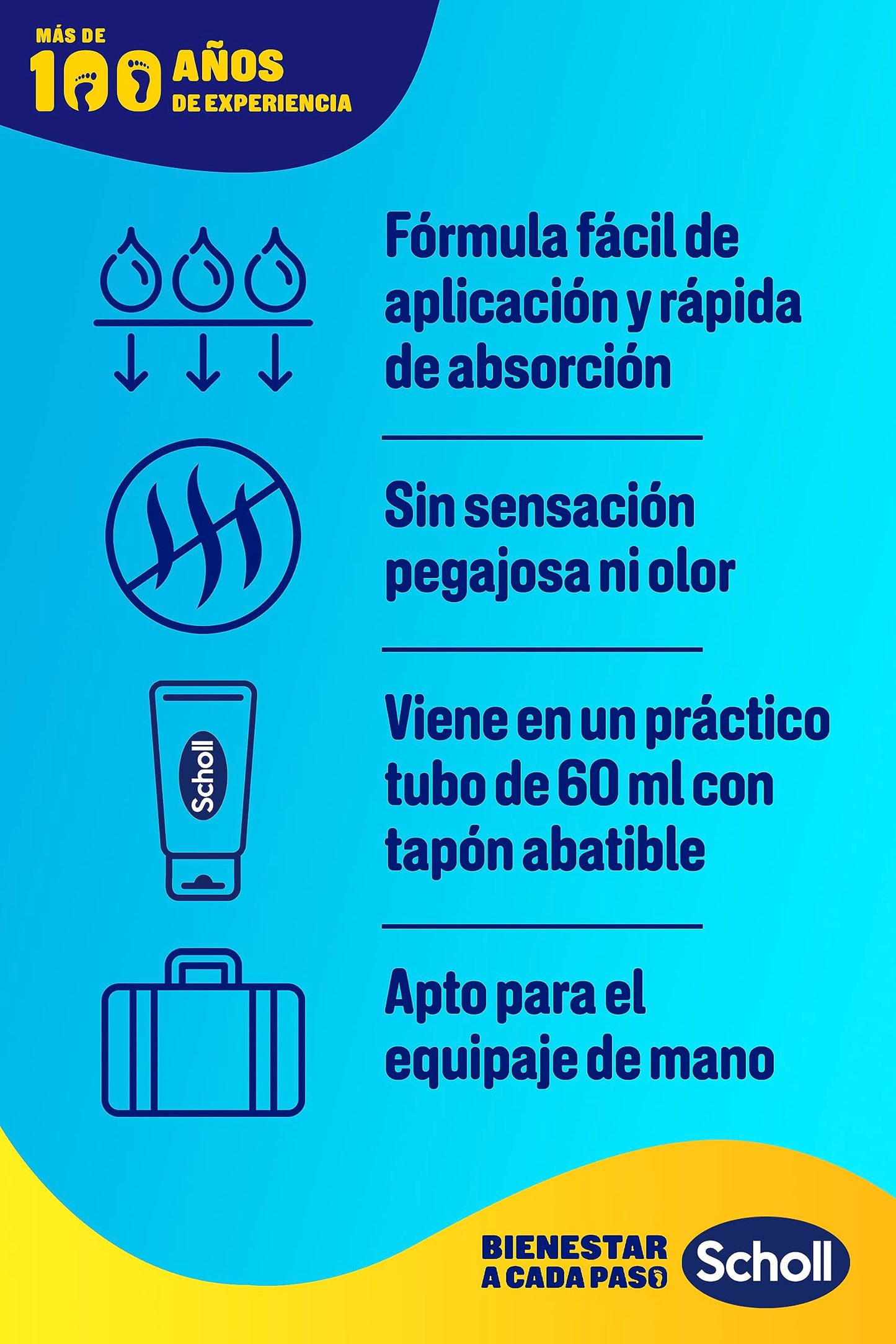 Scholl Crema Reparadora para Talones Agrietados - Hidratación Intensiva 60 ml