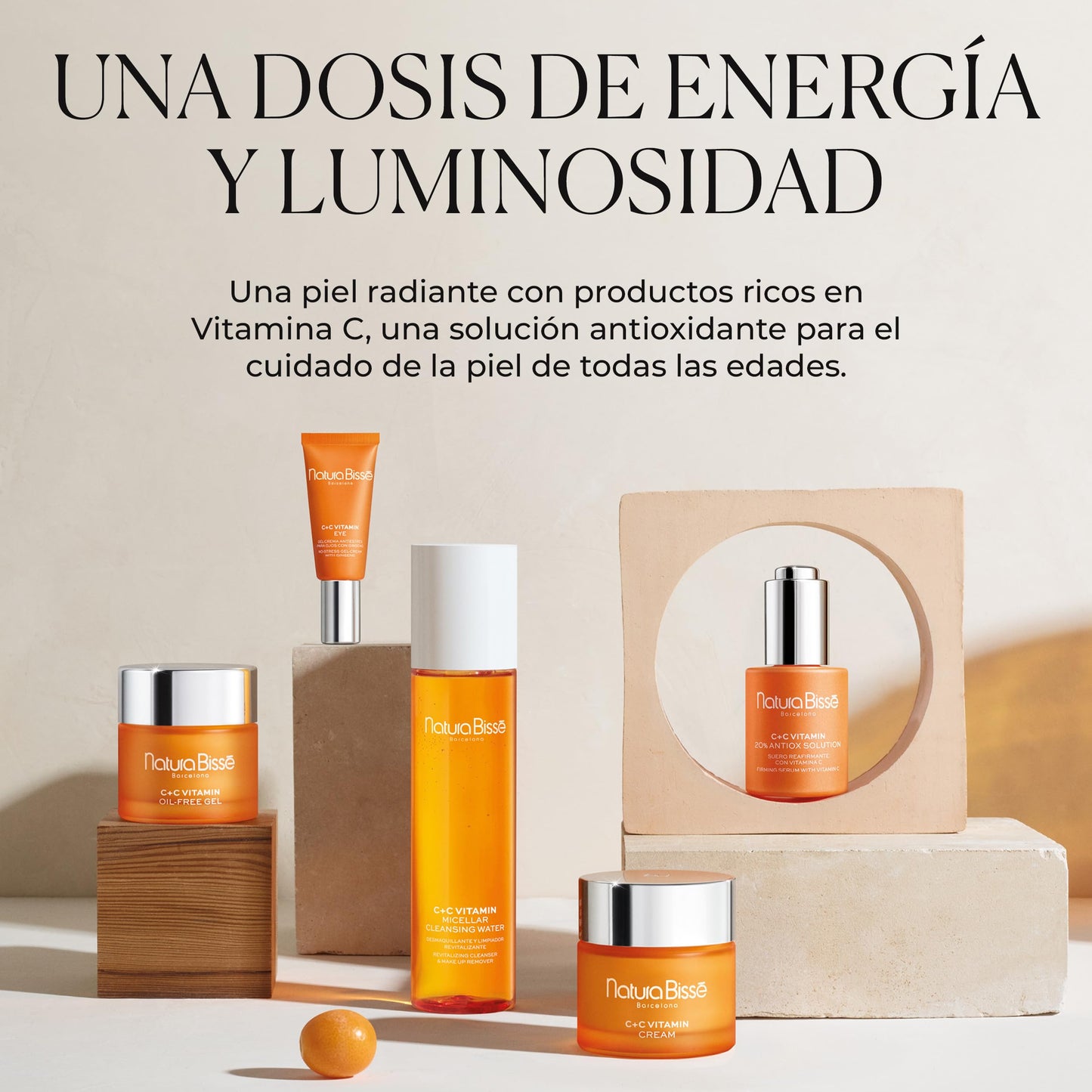 Natura Bissé C+C Vitamin SPF 30 Dry Touch Sunscreen Fluid | Firming Sunscreen | Face Cream with Protection | 30 ml