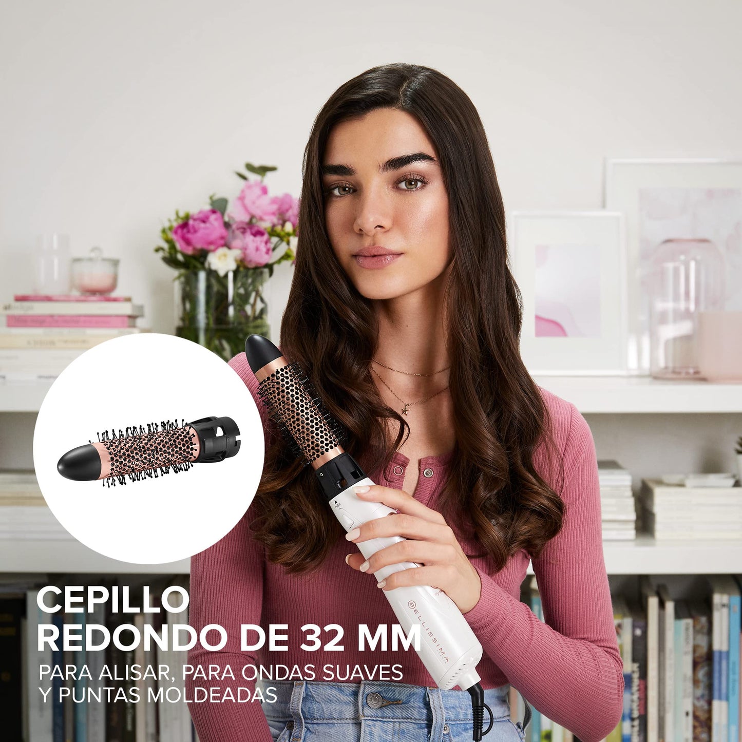 Bellissima My Pro Diffon Ceramic - Difusor de Aire Caliente para Rizos Definidos sin Encrespamiento, 700W