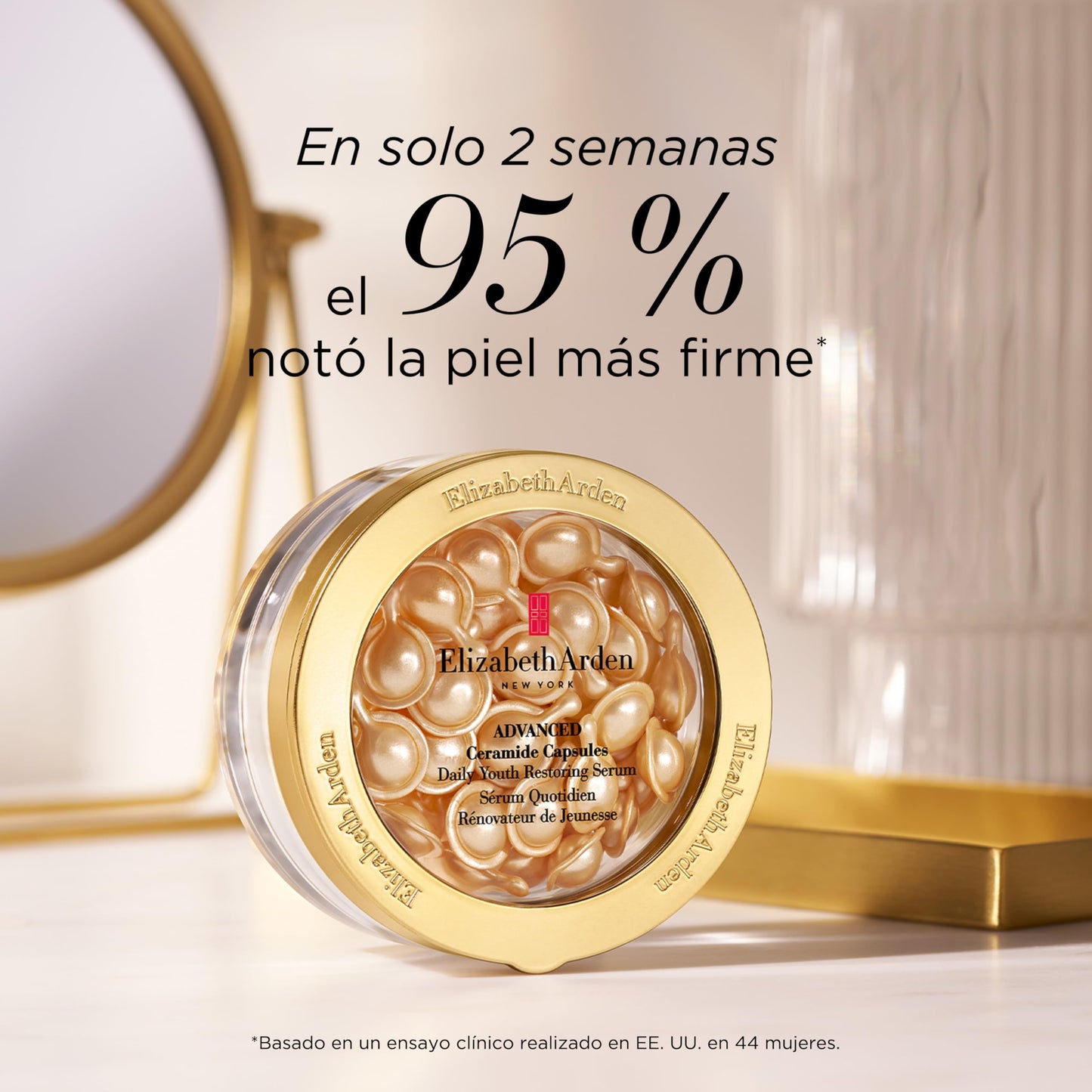 Elizabeth Arden - Vitamin C and Ceramide Serum Capsules, Stimulate and Prolong Luminosity, Reduce Skin Aging, Single Dose, Apply 1 a Day - 30 Capsules