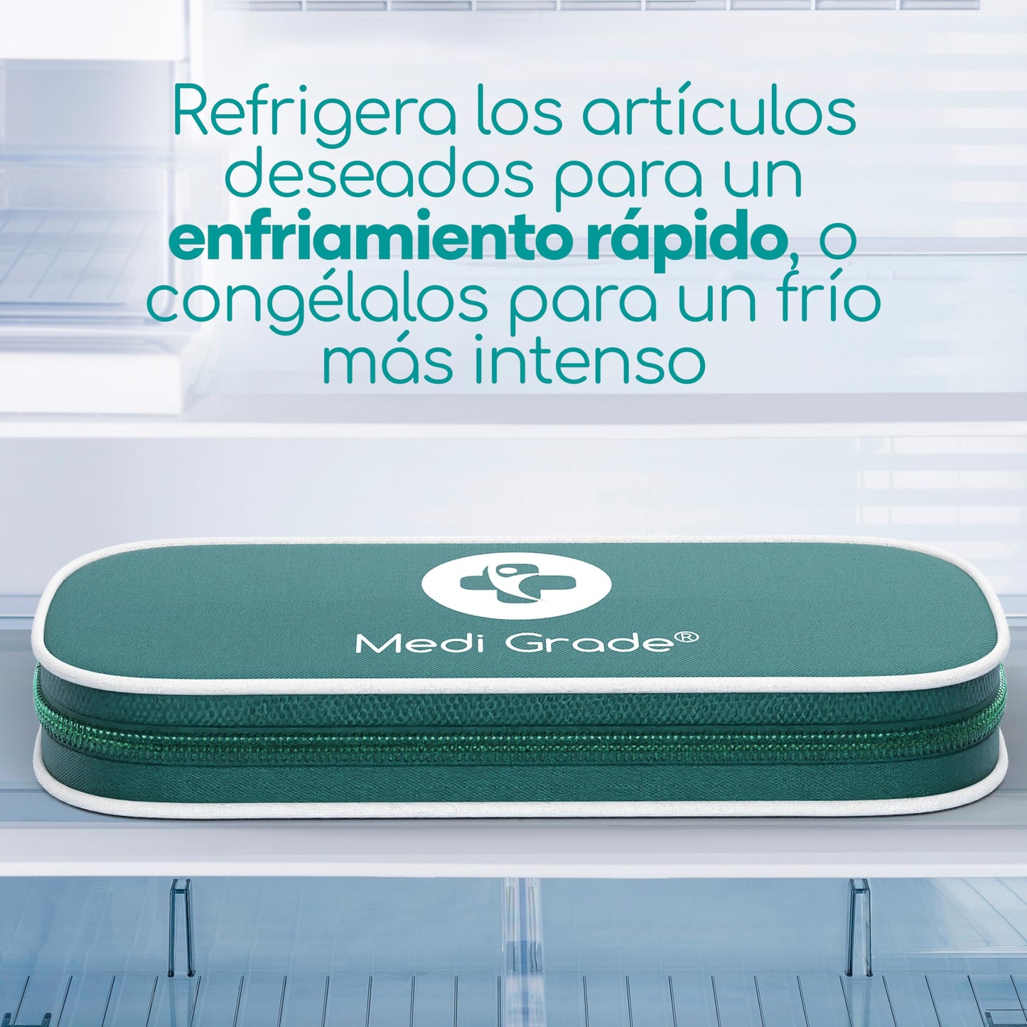 Medi Grade Antifaz de Gel Frío Reutilizable con Parches y Neceser