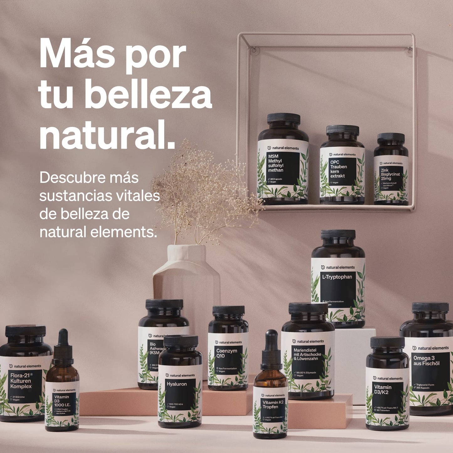 Biotina + Zinc + Selenio – Cabello Fuerte, Piel Sana y Uñas Resistentes