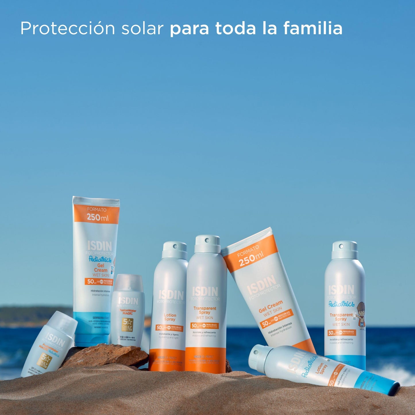 ISDIN Fotoprotector Gel Cream SPF 50 - Hidratación y Frescor 250 ml