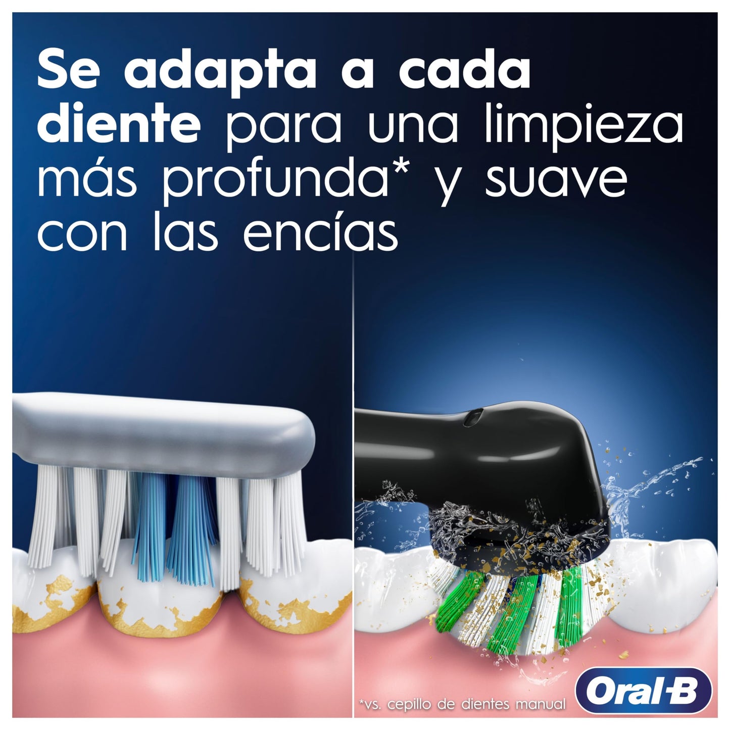 Oral-B Vitality PRO Cepillo de Dientes Eléctrico - Lila, 3 Modos