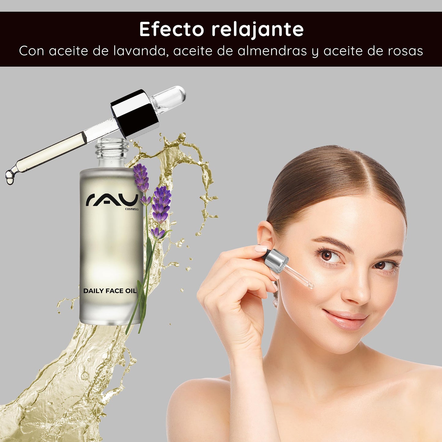 RAU Cuidado Facial Diario con Aceites Naturales - 30 ml