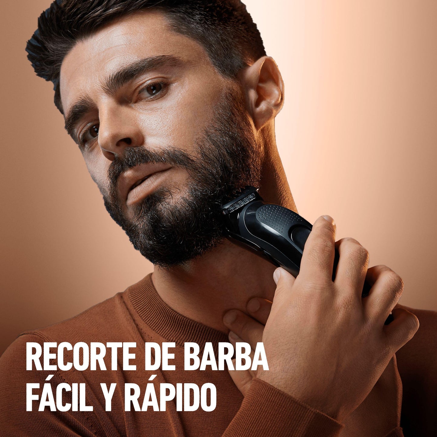 King C. Gillette Recortadora de Barba Inalámbrica con 3 Peines