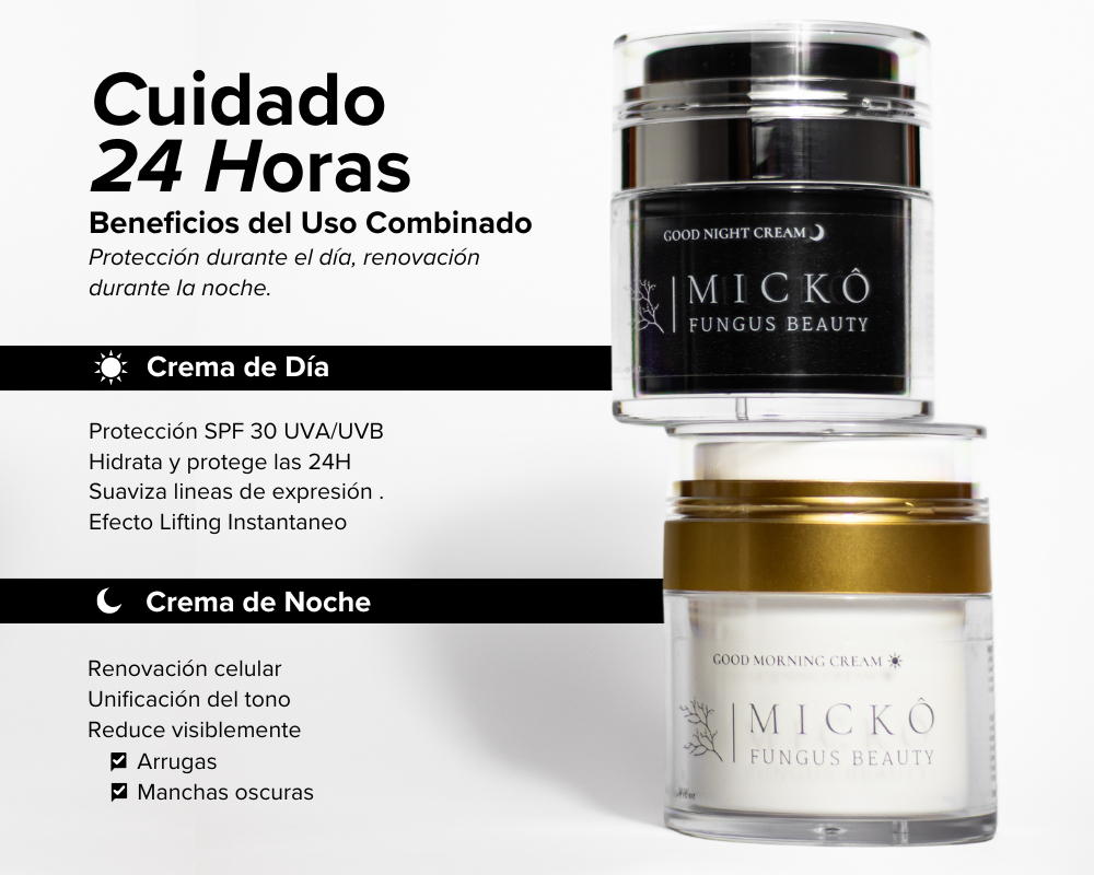 MICKÔ Crema de Noche Antimanchas y Antiarrugas con Retinol y Ácido Kójico – Vegana y Renovadora