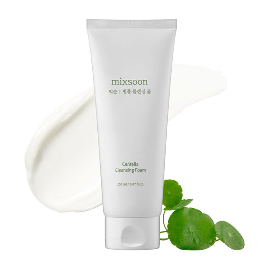 Mixsoon Centella Cleansing Foam, 5.07 fl oz (Pack of 1) | 150ml