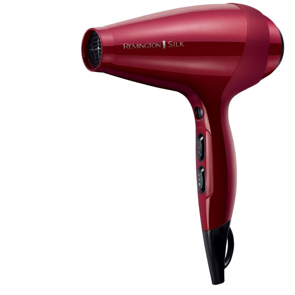 Remington Secador de Pelo Profesional Silk - 2400W, Iónico y Antiencrespamiento