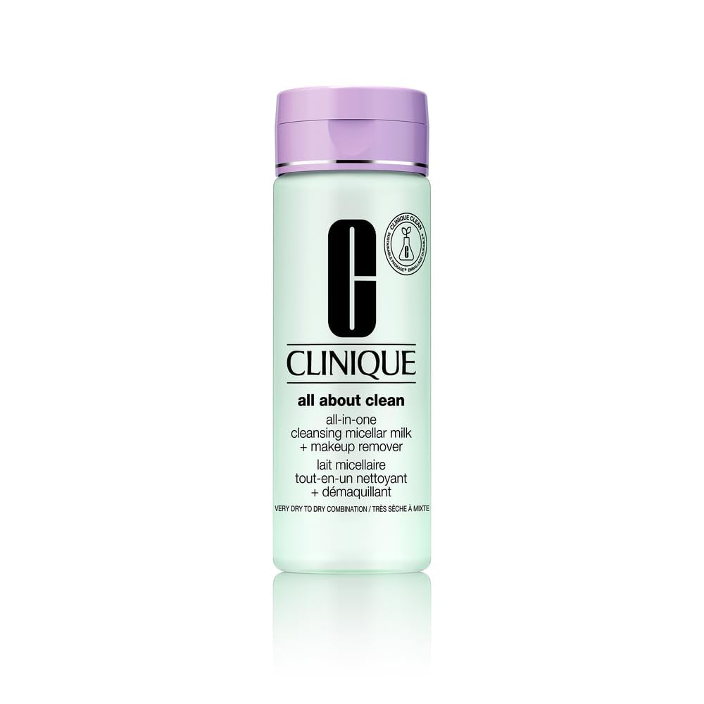 Clinique All About Clean All-in-One Micellar Cleansing Milk + Makeup Remover Type I, 200 ml