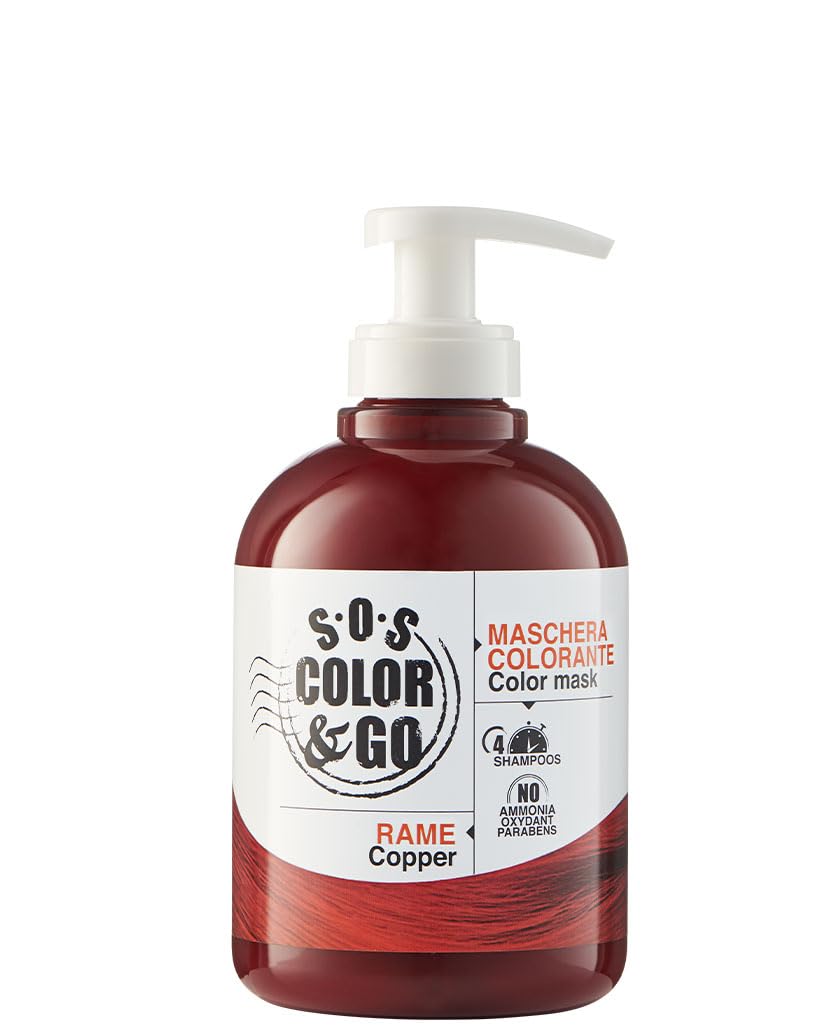 Mascarilla Colorante S.O.S Color&Go - Revive el Cobrizo, 300ml