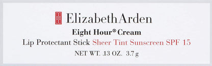 Elizabeth Arden - Eight Hour Lip Protectant, Bálsamo de Labios en Barra, con SPF 15, Vitamina E, Hidratación Profunda y Protección contra los Rayos UVA, Suaviza y Alisa los Labios - 3,7 g