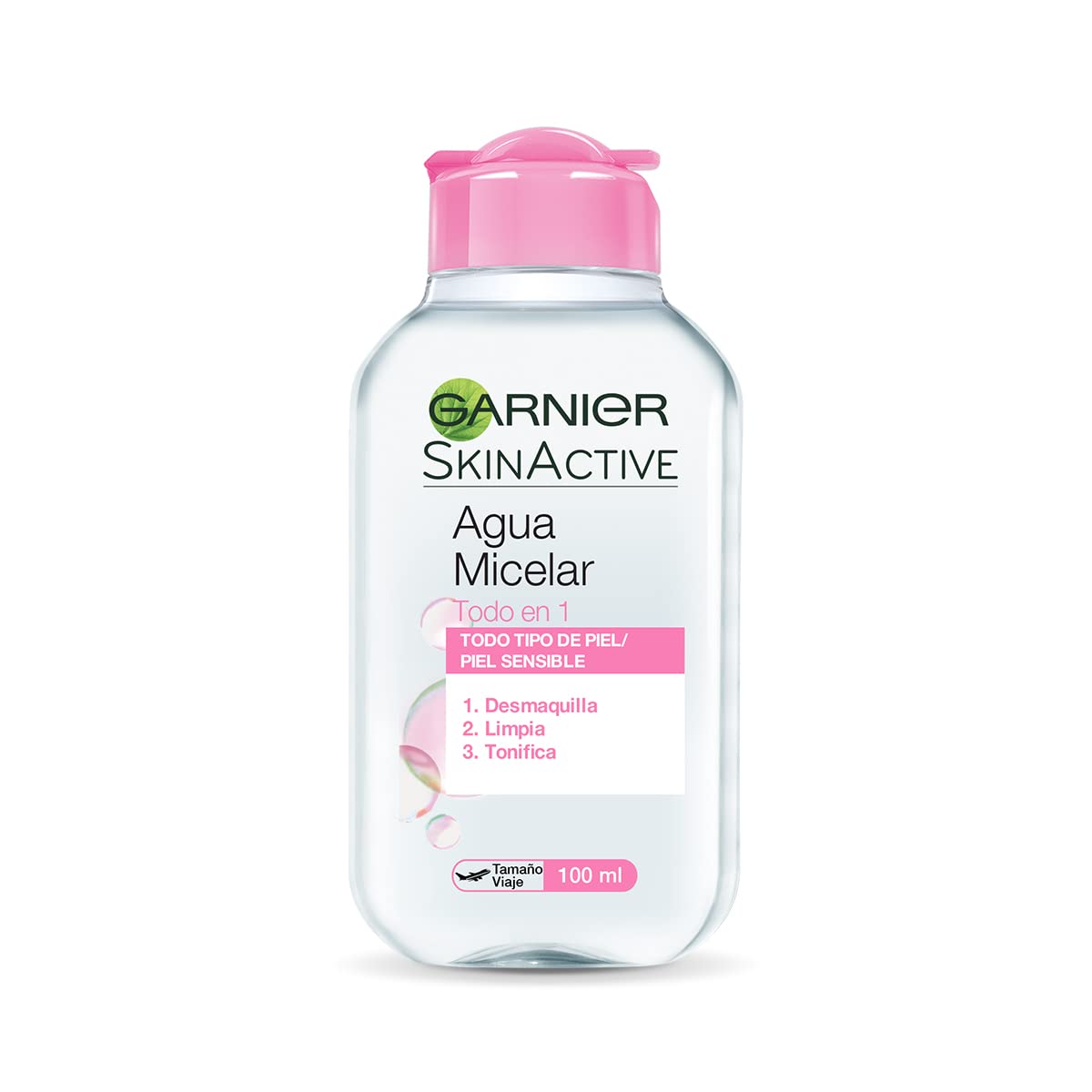 Garnier Skin Active - Classic All-in-One Micellar Water, Normal Skin, Travel Size, 100 ml