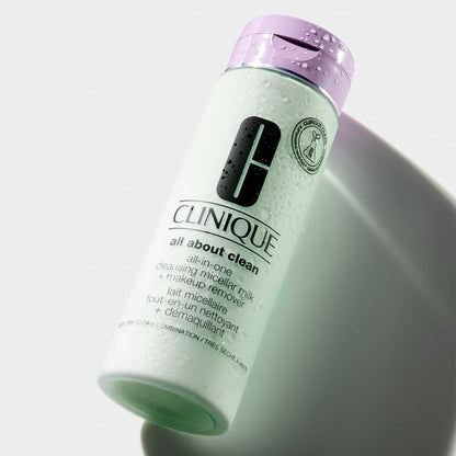 Clinique All About Clean All-in-One Micellar Cleansing Milk + Makeup Remover Type I, 200 ml