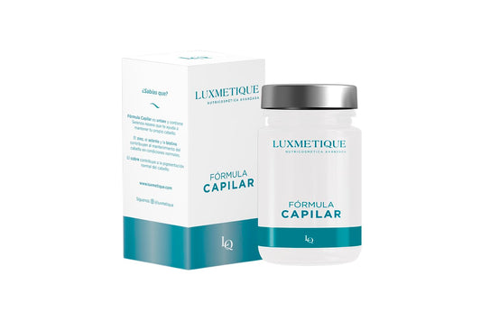 Luxmetique Fórmula Capilar - Nutricosmético para el cuidado y mantenimiento del cabello. Formato mensual - 60 cápsulas.