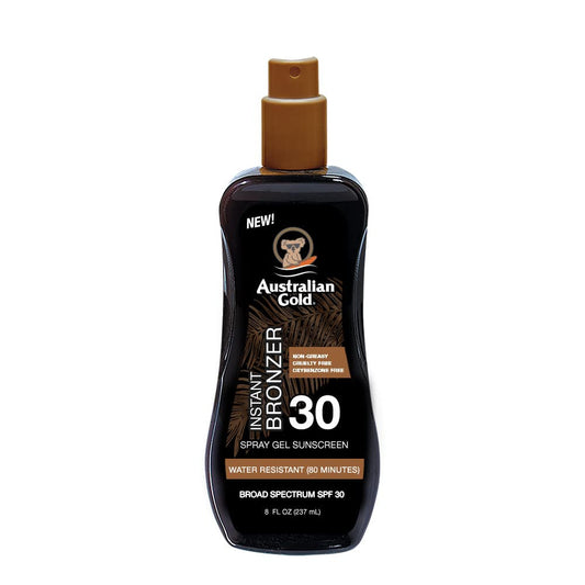 Australian Gold SPF30 Spray Gel Bronceador, 237 ml