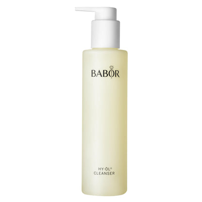 BABOR Hy-Öl Cleanser for all skin types, Care oil for daily facial cleansing, Make-up remover, Vegan formula with Vitamin E, 1 x 200 ml