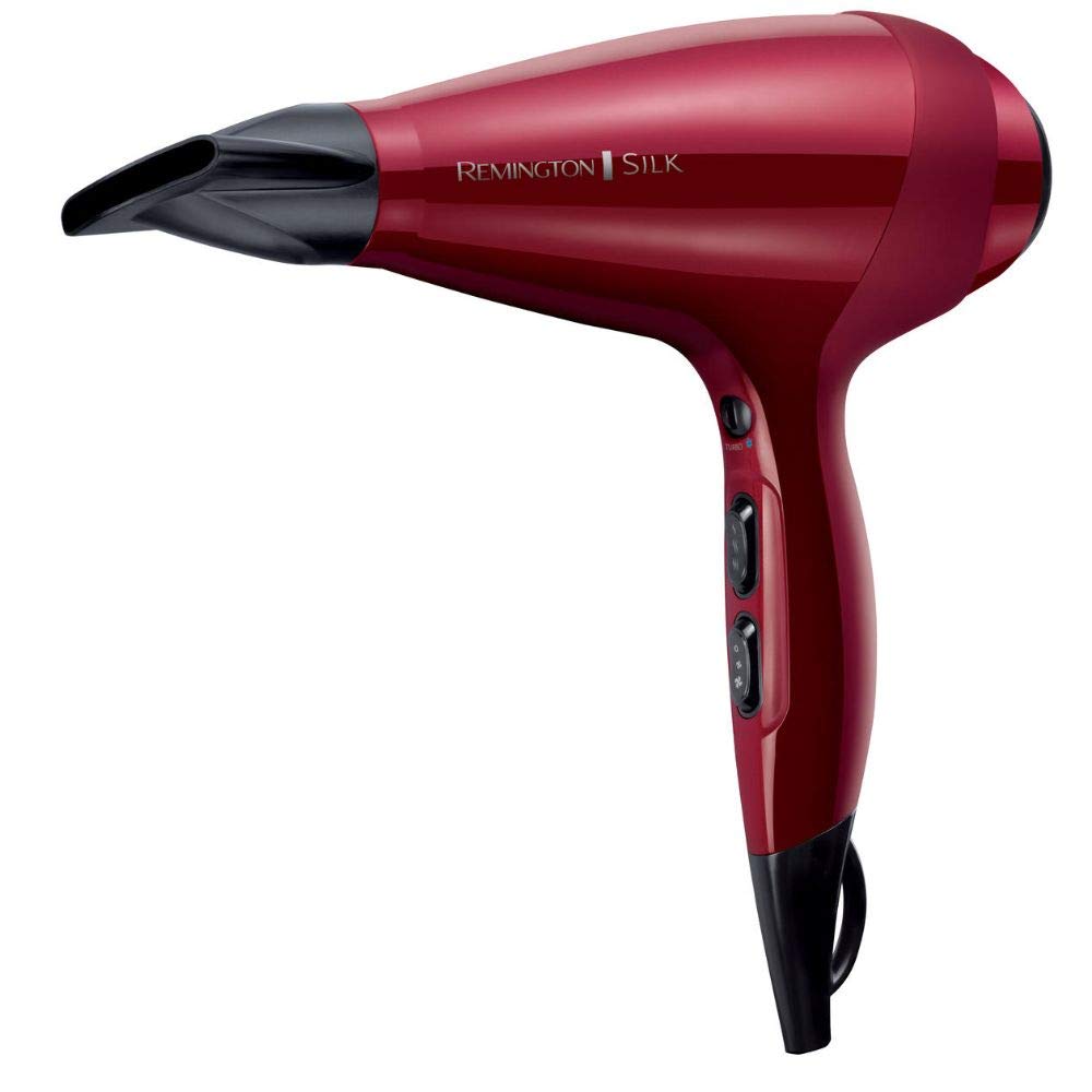 Remington Secador de Pelo Profesional Silk - 2400W, Iónico y Antiencrespamiento