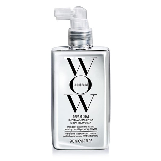 Color Wow Dream Coat Spray - Producto de peinado anti-encrespamiento para pelo súper liso - Protección térmica que dura hasta 3 lavados - Spray brillante e hidratante para cabello liso - 200 ml