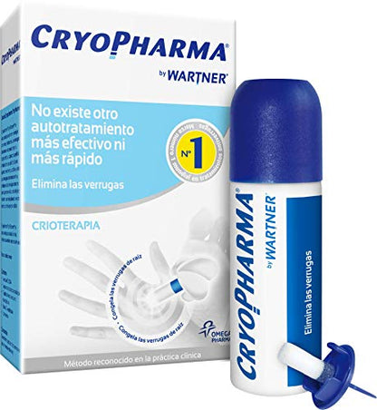 Cryopharma Spray 50ml - Tratamiento Anti Verrugas Comunes y Plantares