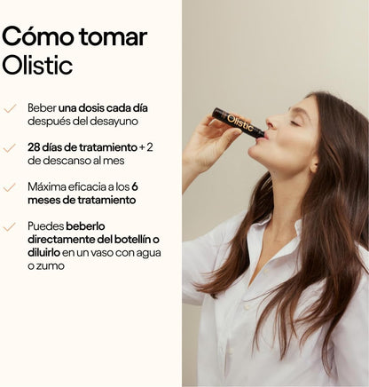 Olistic WOMEN - 28 Ampollas de Tratamiento Anticaída Cabello para Mujer, Fortalece las Fibras Capilares y Ayuda a Prevenir la Caída de Pelo, Natural, Vegano, Sin Gluten