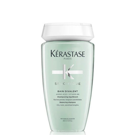 Kérastase Spécifique Bain Divalent - Champú Equilibrante para Raíces Grasas, 250 ml