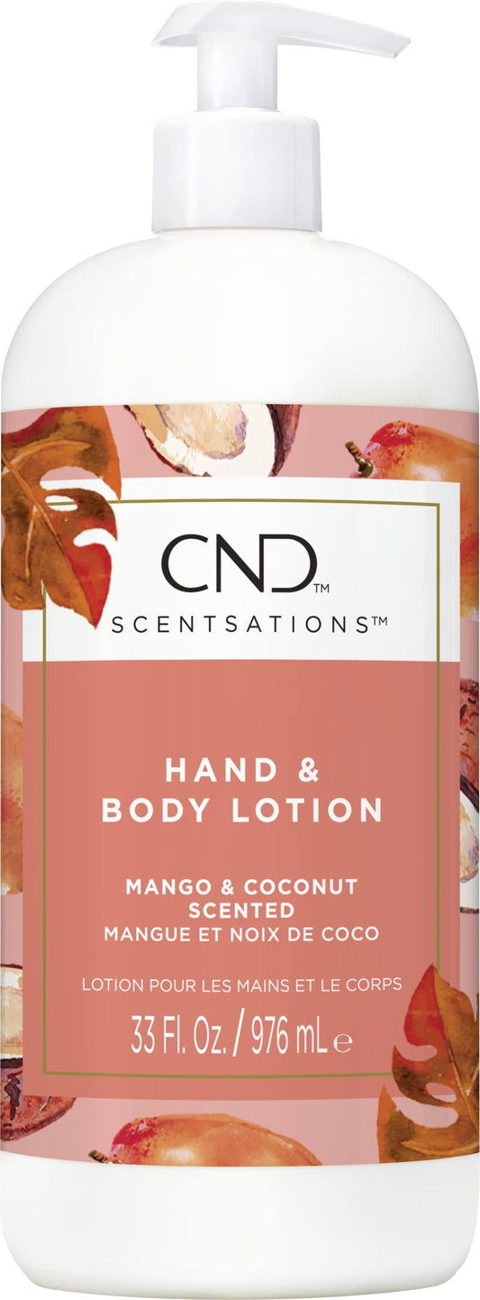 CND Manos y Cuerpo Lotion mango y coco Scentsations, 1er Pack (1 x 916 ml)