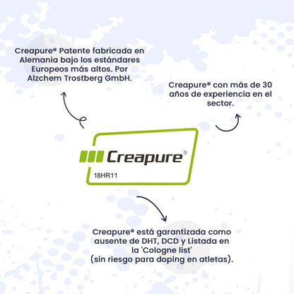 HSN Creatine 100% CREAPURE® Powder | Neutral Flavor - 500g | Guaranteed Quality Seal: Pure Micronized Creatine Monohydrate Without Additives Free of Contaminants | Non-GMO, Vegan, Gluten Free