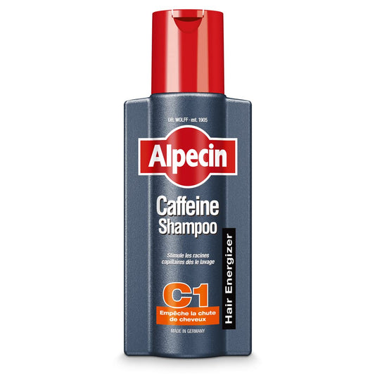 Alpecin Caffeine Shampoo C1 1x 250 ml | Anti-hair loss shampoo for men with caffeine | Hair loss treatment | Alpecin Shampoo Anti Hair Loss Treatment Men