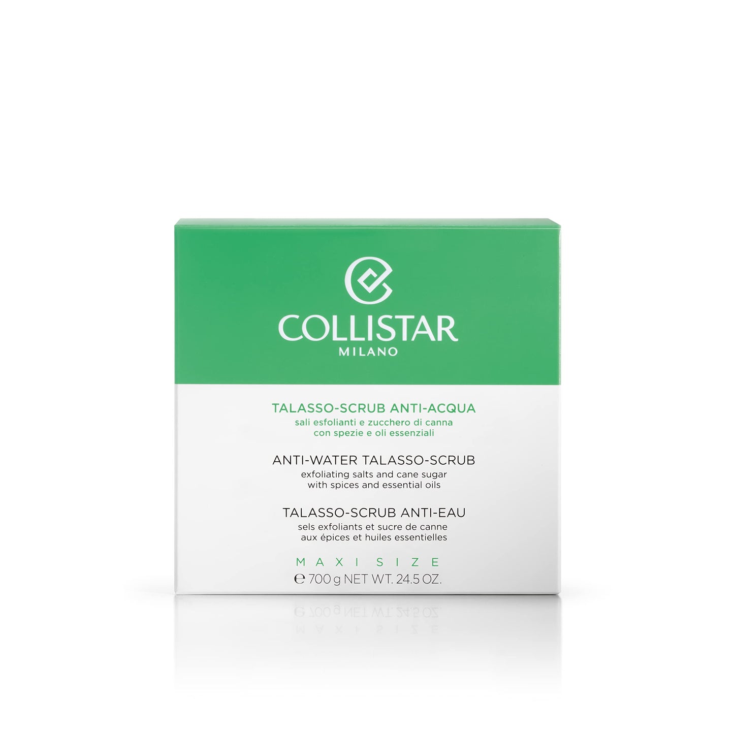 Collistar Talasso-Scrub Anti-Water Exfoliating Salts and Cane Sugar with Spices and Essential Oils - 700 gr