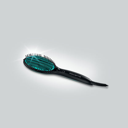 Rowenta Power Straight CF5820F0 straightening brush - Special brush for very curly hair, with ion generator and adjustable temperature up to 200º, bristles with great hold from the root