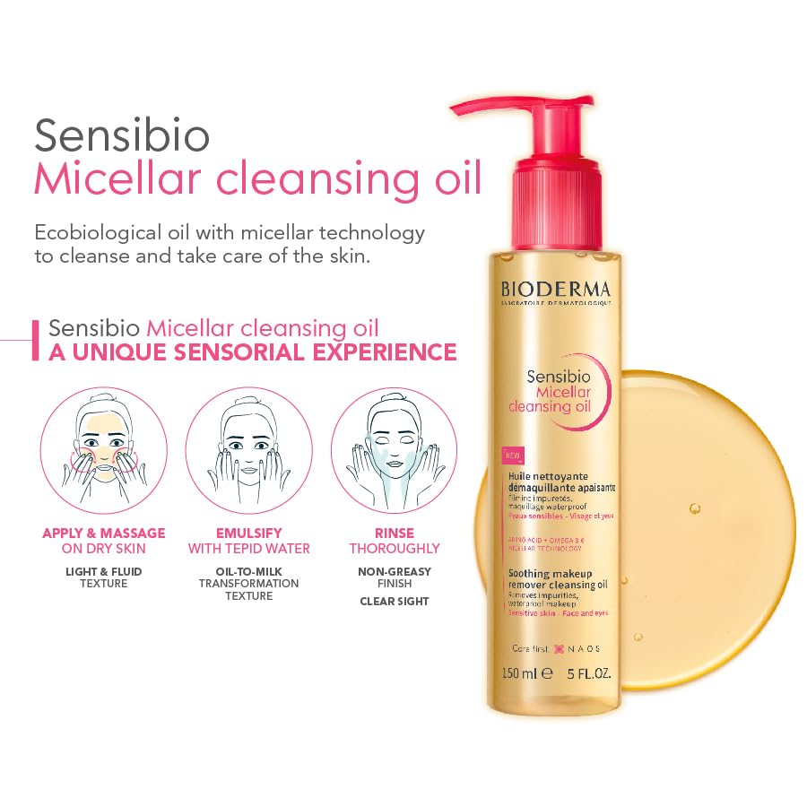 BIODERMA SENSIBIO ACEITE MICELAR LIMPIADOR | 150ML