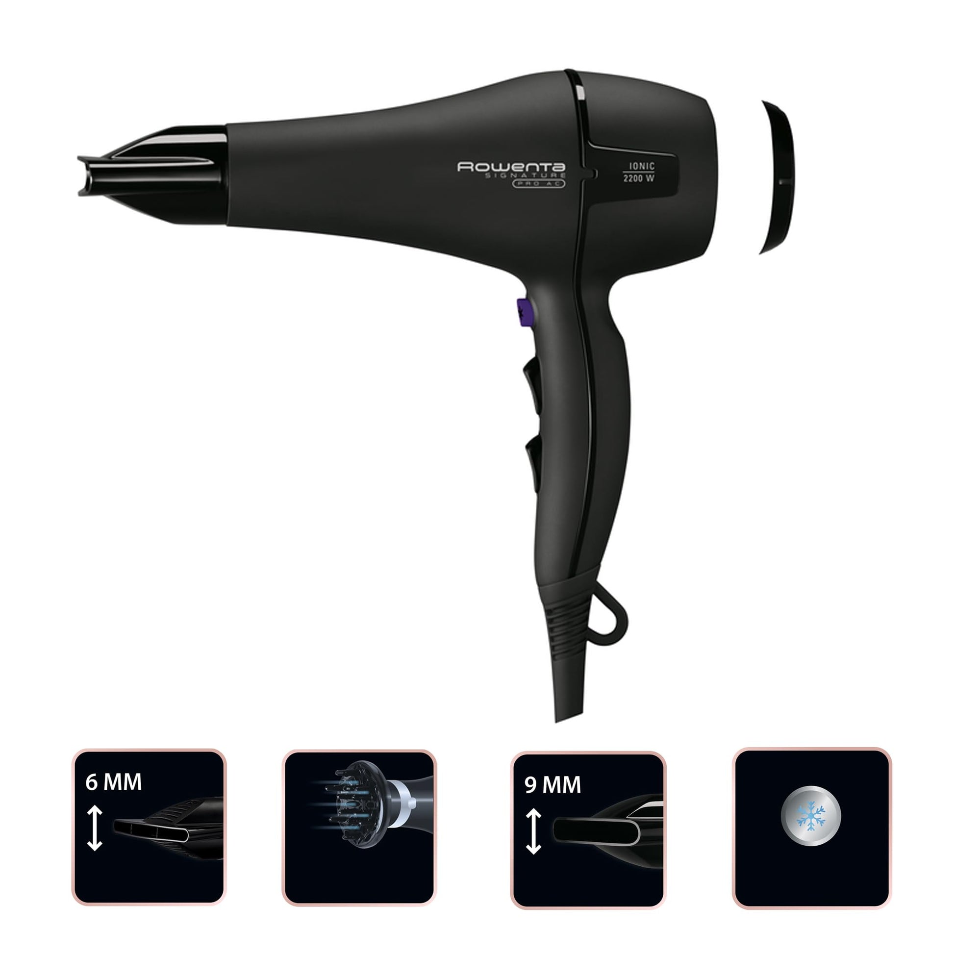 Rowenta Signature Pro 2200W Secador Iónico Profesional con