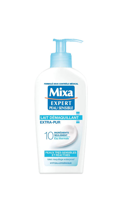 Mixa Lait Démaquillant Apaisant 200 ml - Con Extracto de Rosa