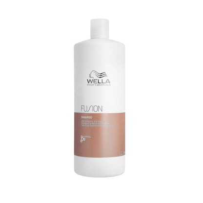 Wella Professionals Fusion – Champú de Reparación Intensa para Cabello Seco y Dañado, 1L