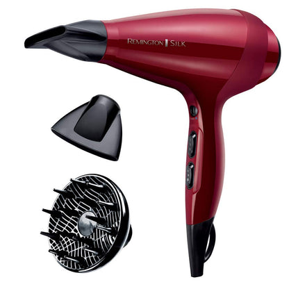 Remington Secador de Pelo Profesional Silk - 2400W, Iónico y Antiencrespamiento