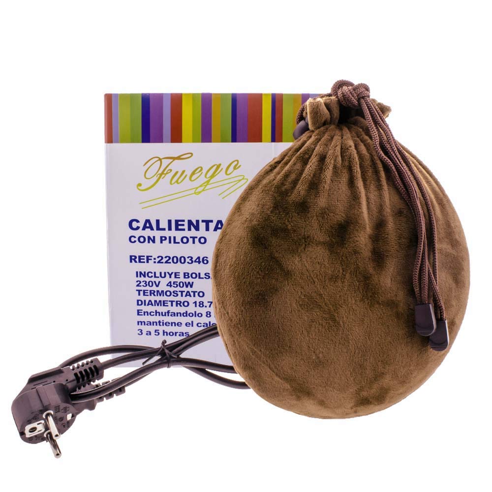 F BRIGHT - Calienta camas eléctrico 450W con Piloto y Funda