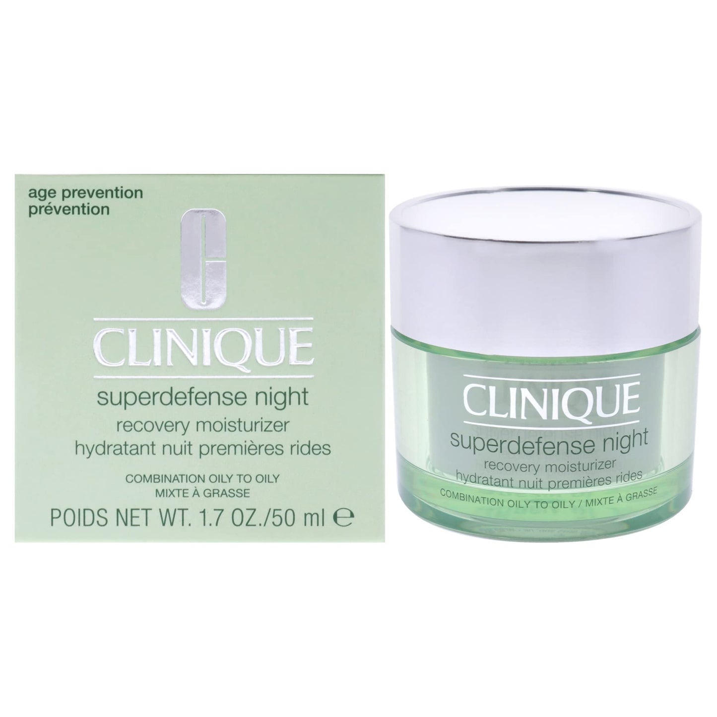 Clinique Superdefense Night Recovery Moisturizer Iii/Iv 50 Ml 1 Unit 50 g