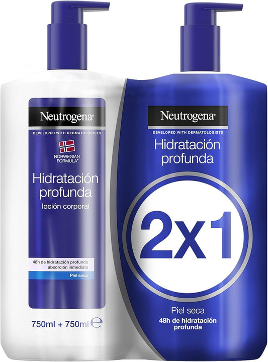 Neutrogena Hidratación Profunda Loción Corporal - Pack 2x750ml